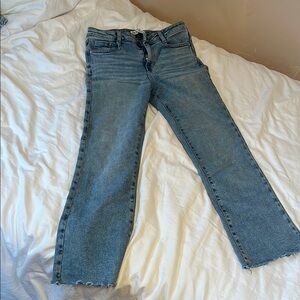 Zara Classic Blue Straight Leg Jeans